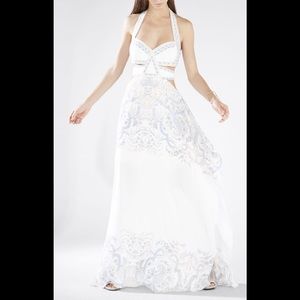 BCBG Evelina Cutout Cascade Dress NWT